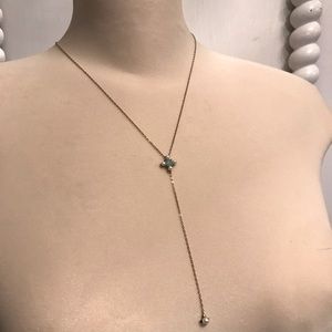 Pearl X Gold Necklace